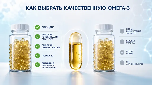 Как правильно выбрать качественные капсулы Омега-3 в аптеке